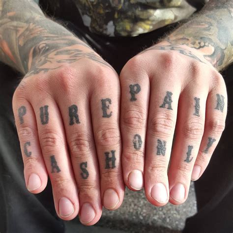 knuckle tattoo phrases|120+ Best Knuckle Tattoo Ideas for Tattoo Lovers。